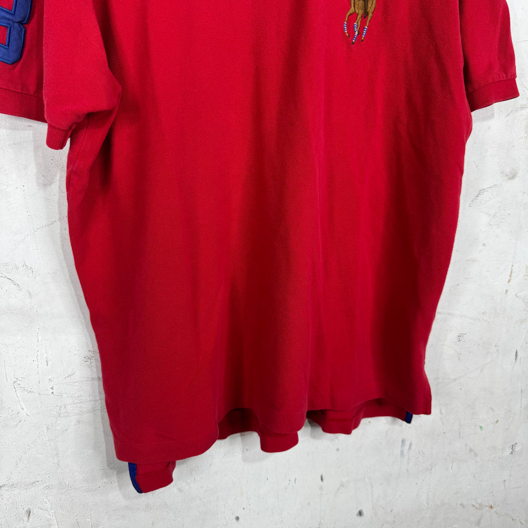 Ralph Lauren Red Colored Pony Polo