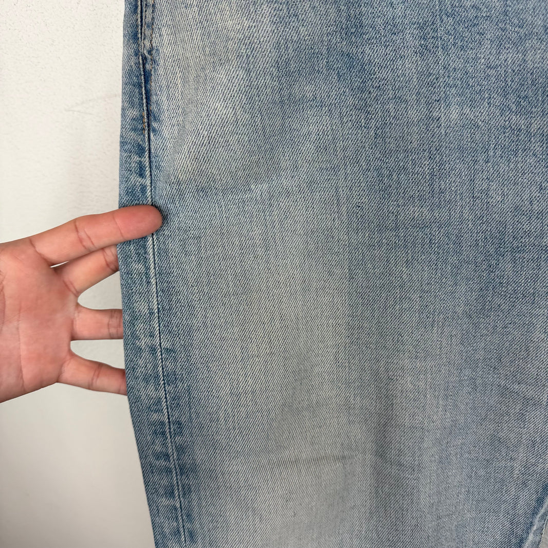 Saint Laurent D20 Chopped Light Wash Jeans