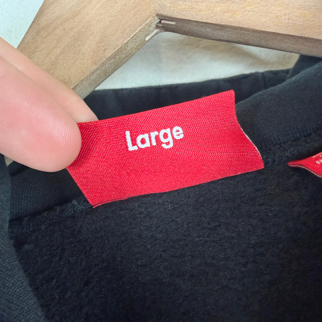 Supreme Black Old English Logo Hoodie