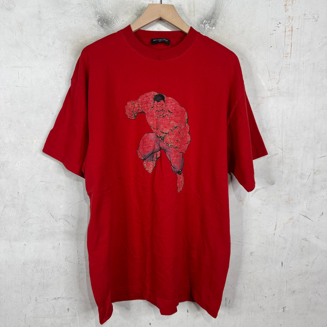 Balenciaga Red Hulk T-Shirt