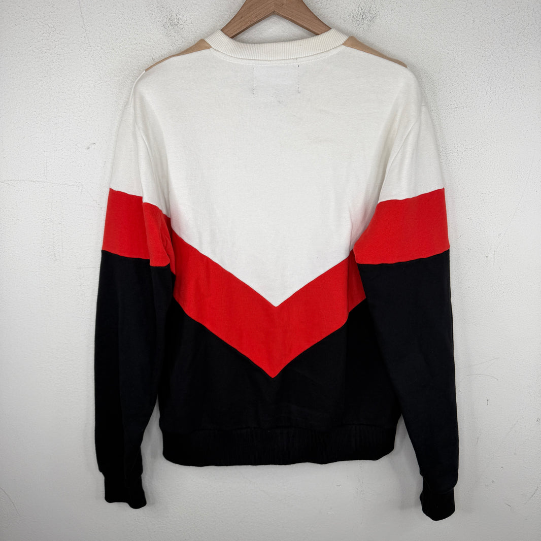 Raf Simons Fred Perry Color Blocked Crewneck