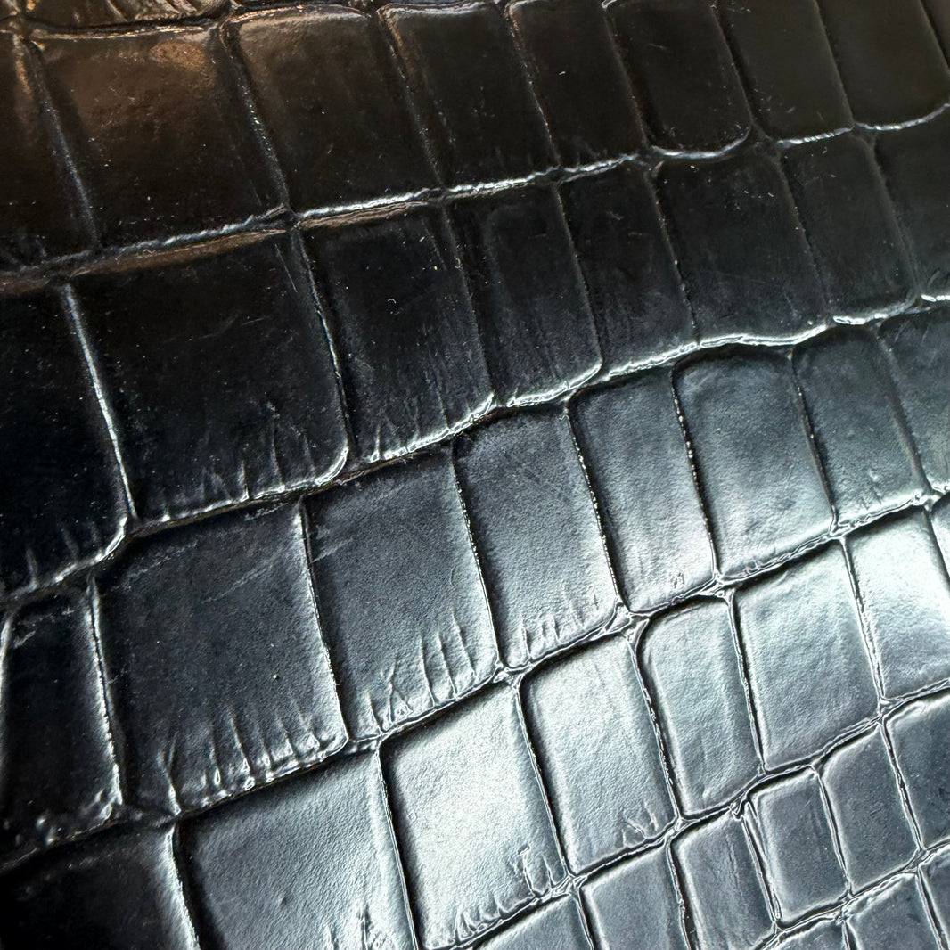 Balenciaga Sample Croc Cagole Clutch