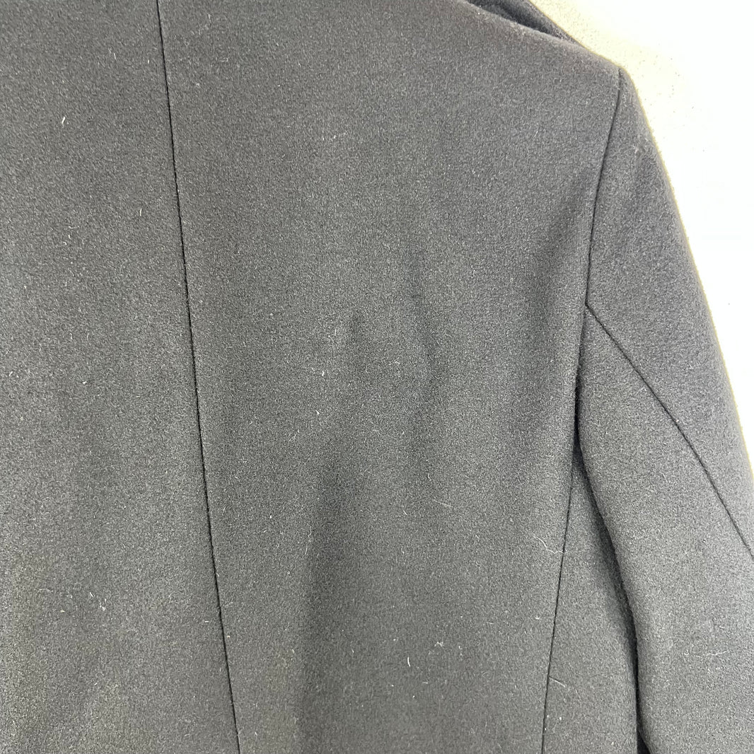 Saint Laurent Button Up Wool Coat