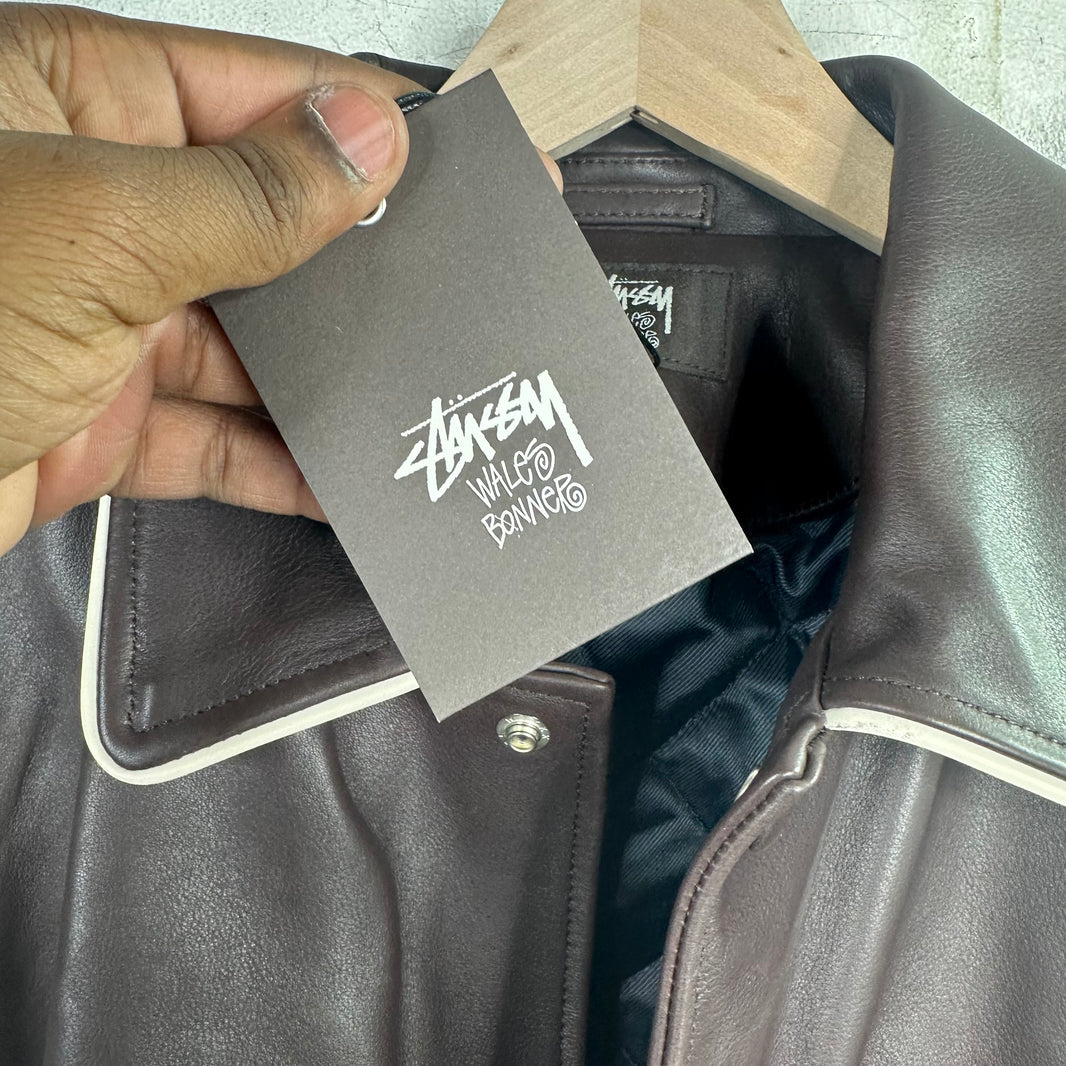 Stussy X Wales Bonner Leather Jacket