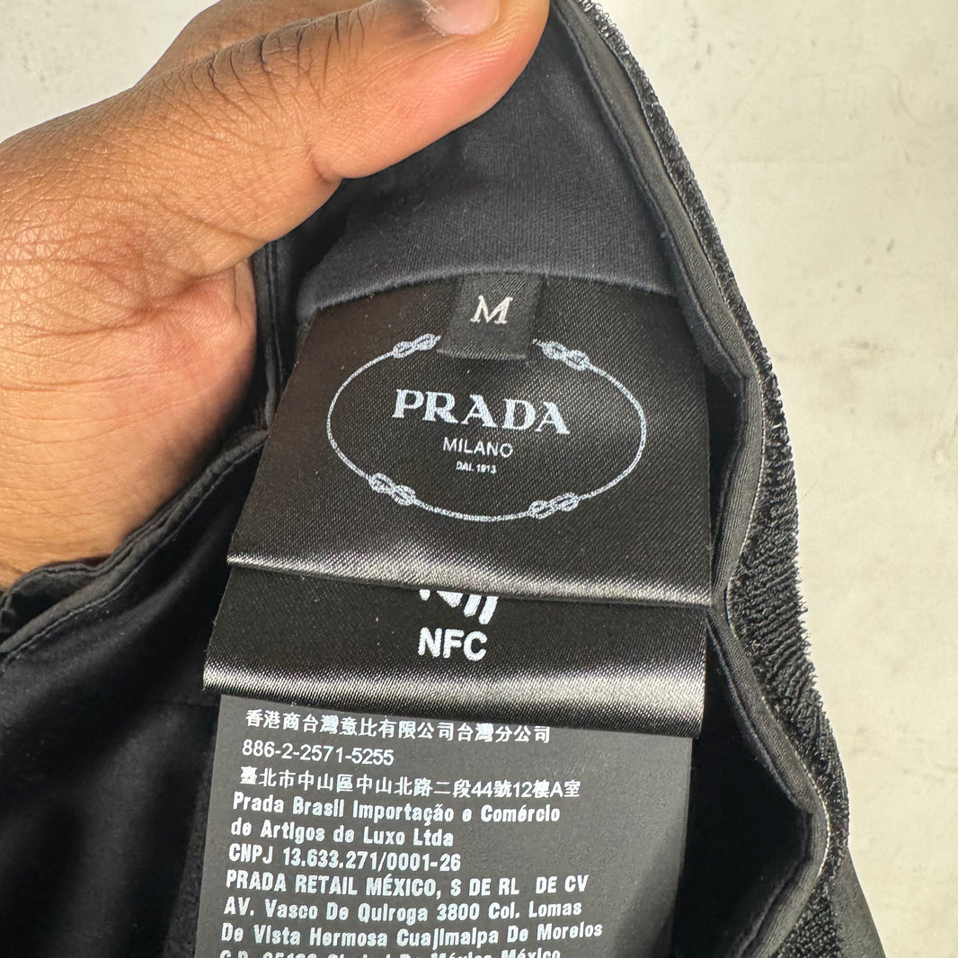 Prada Recco Black White Ski Pants