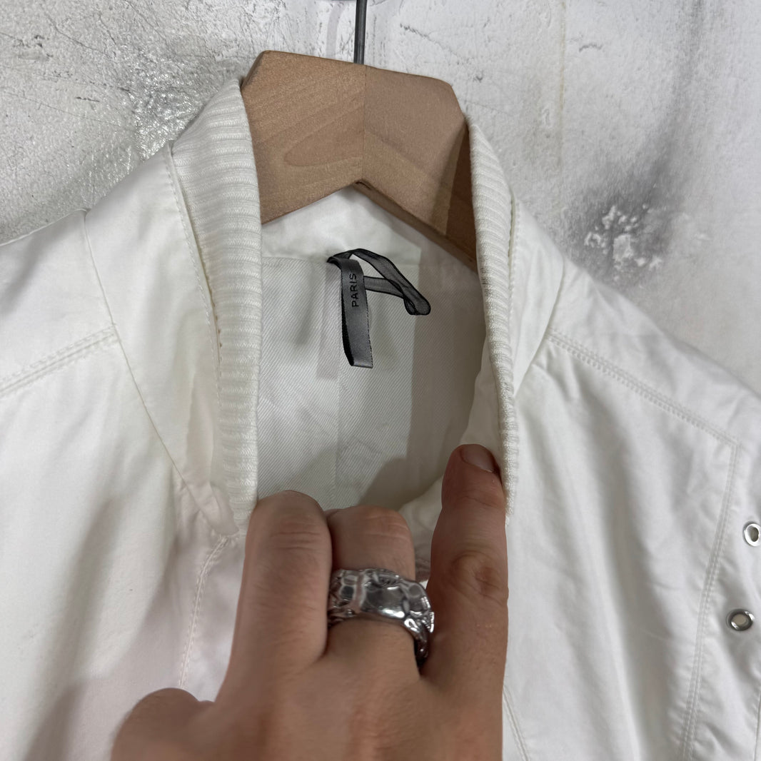 Dior 08' Studded Riders White Jacket