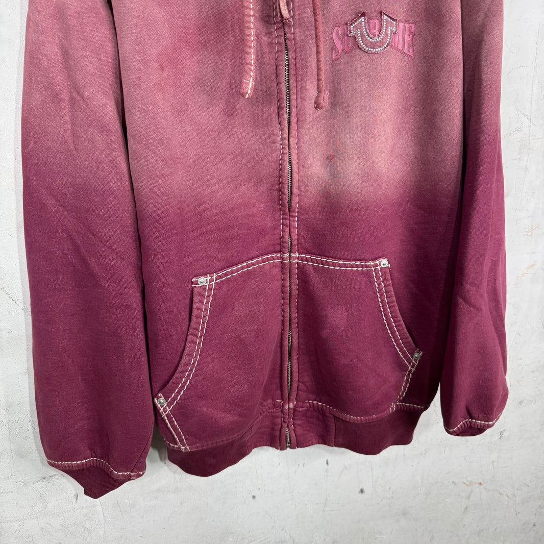 Supreme x True Religion Faded Zip Up Hoodie
