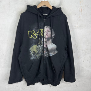 Vetements 2018 Titanic Zip Up Split Hoodie
