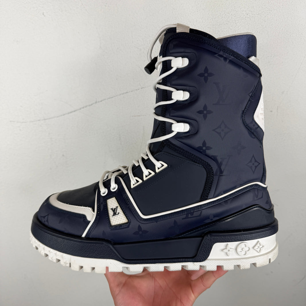 Louis Vuitton Navy Trainer Snow Boots