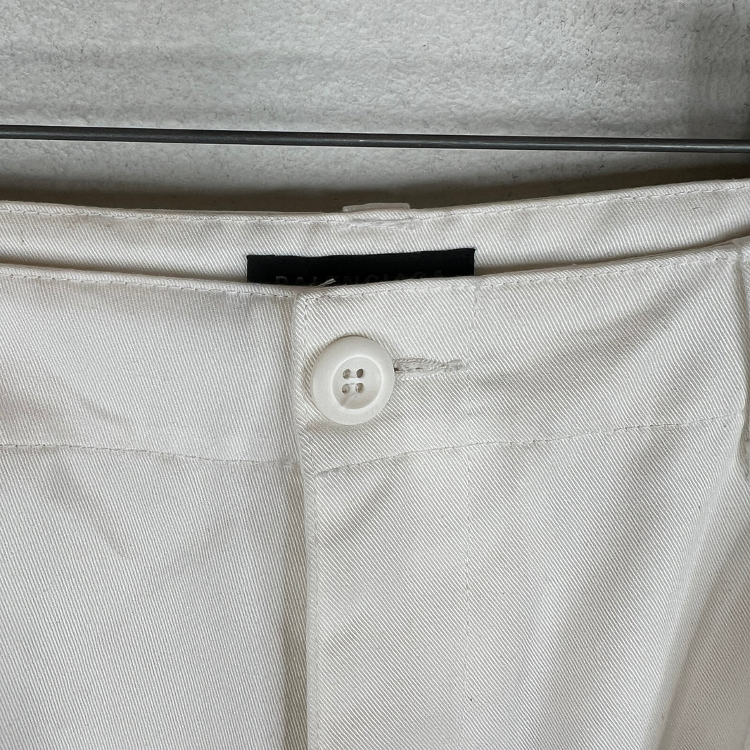 Balenciaga White Kick Knee Cargo Trousers