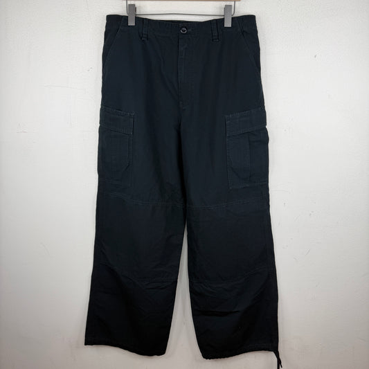 Balenciaga Navy Baggy Cargo Pants