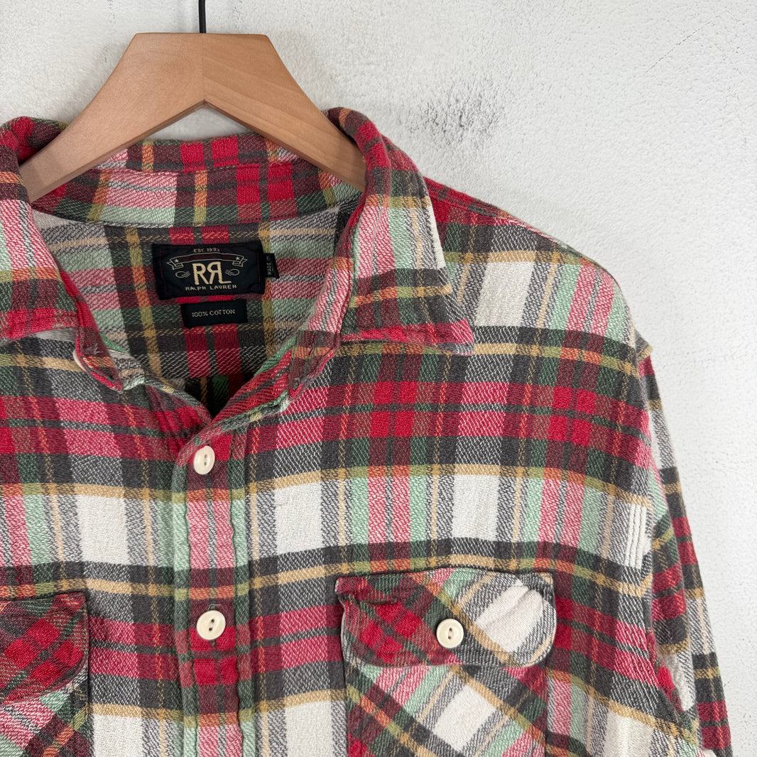 RRL Red/White Heavy Flannel