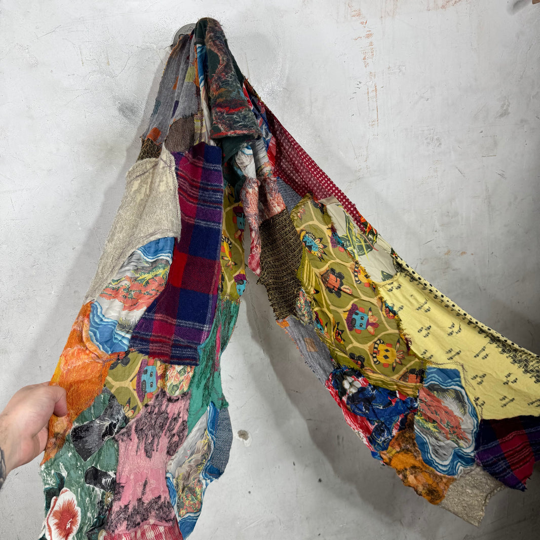 Kapital Long Patchworked Scarf