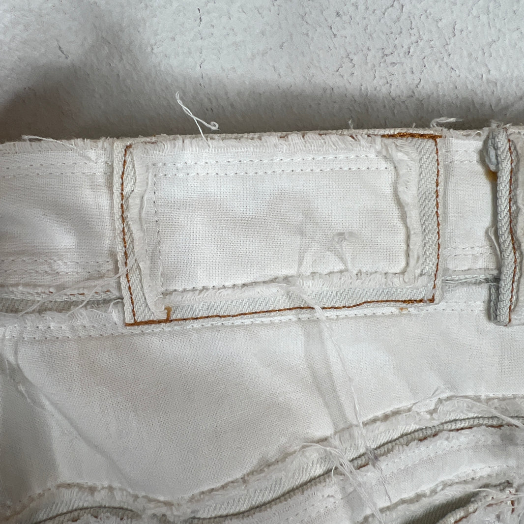 Margiela White Distressed Inside Out