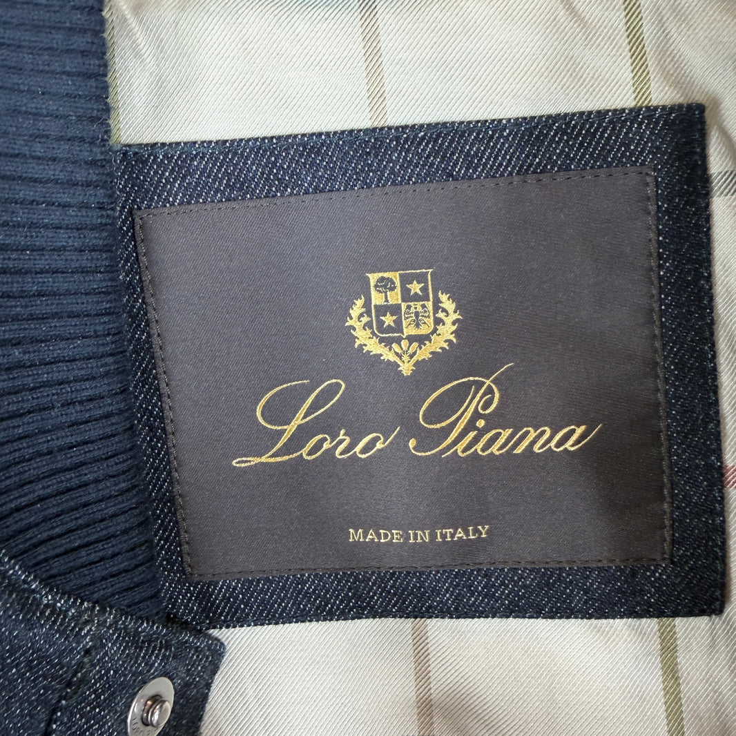 Loro Piana Denim Bomber Jacket