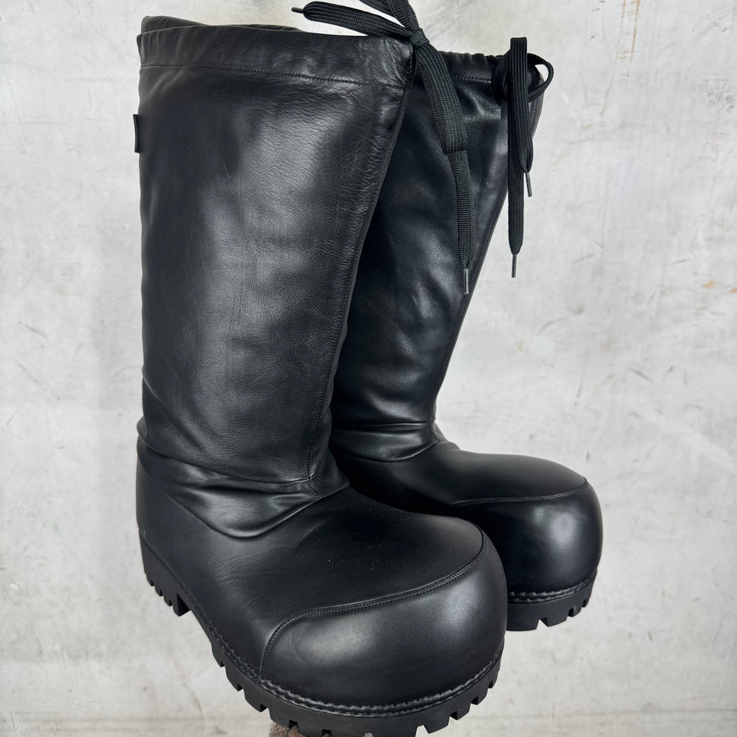 Balenciaga Leather High Alaska Boots