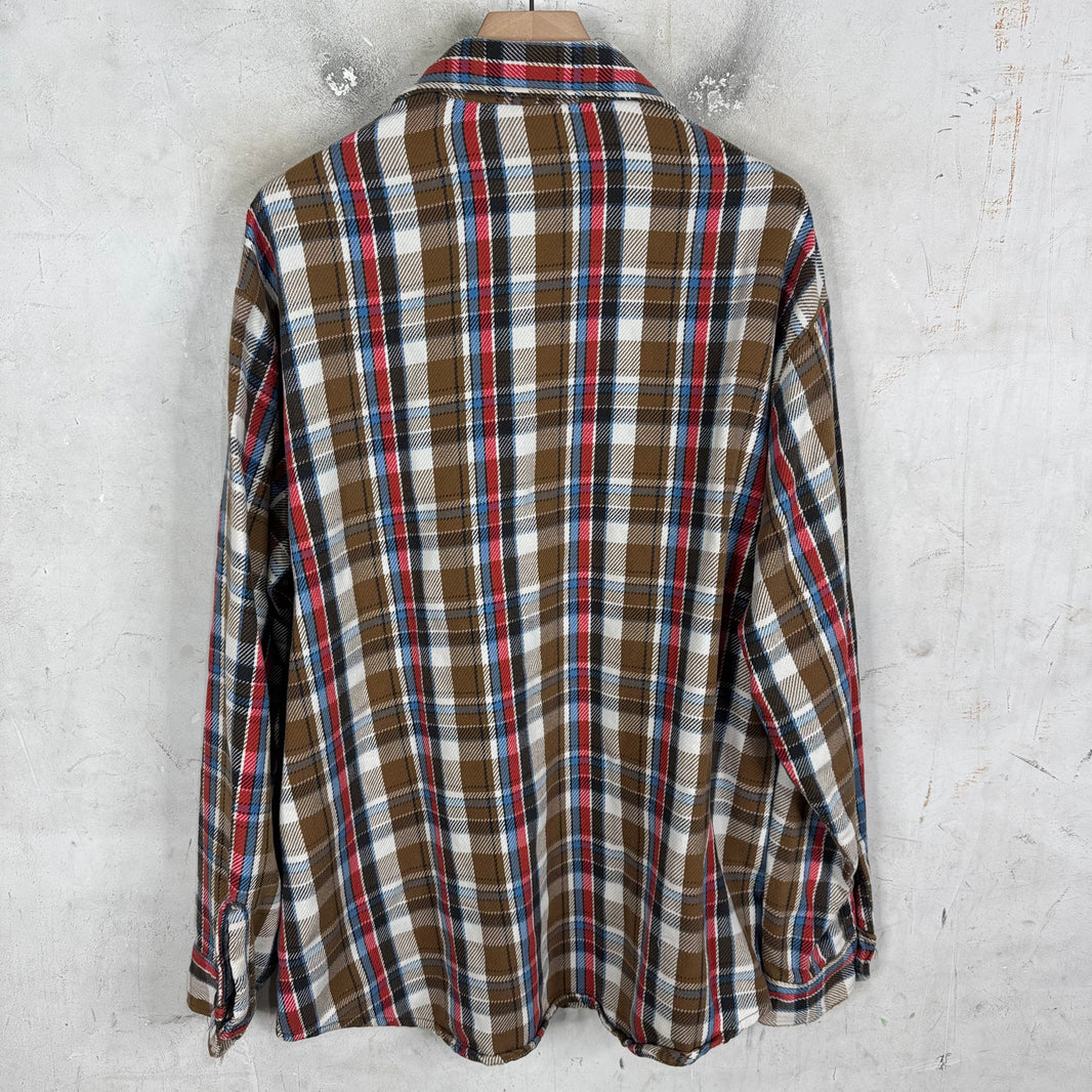 Vintage Big Mac Brown Plaid Flannel