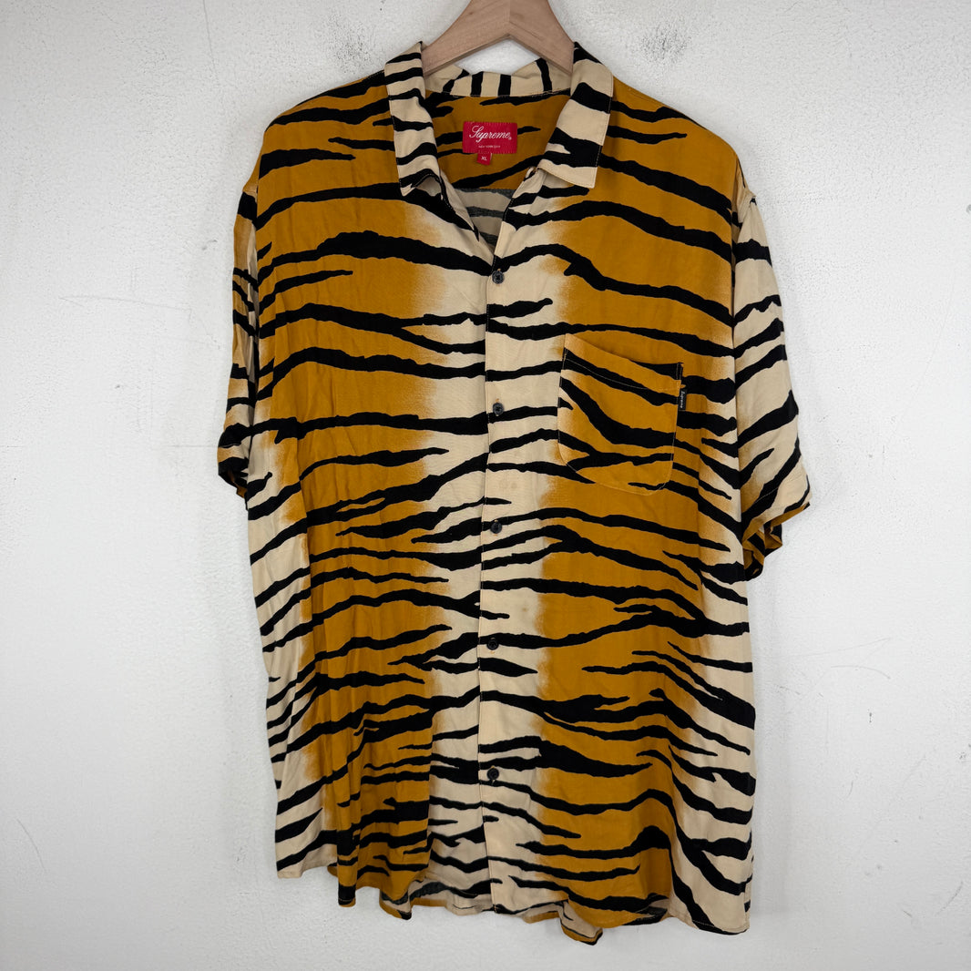 Supreme Tiger Rayon Button Up Shirt
