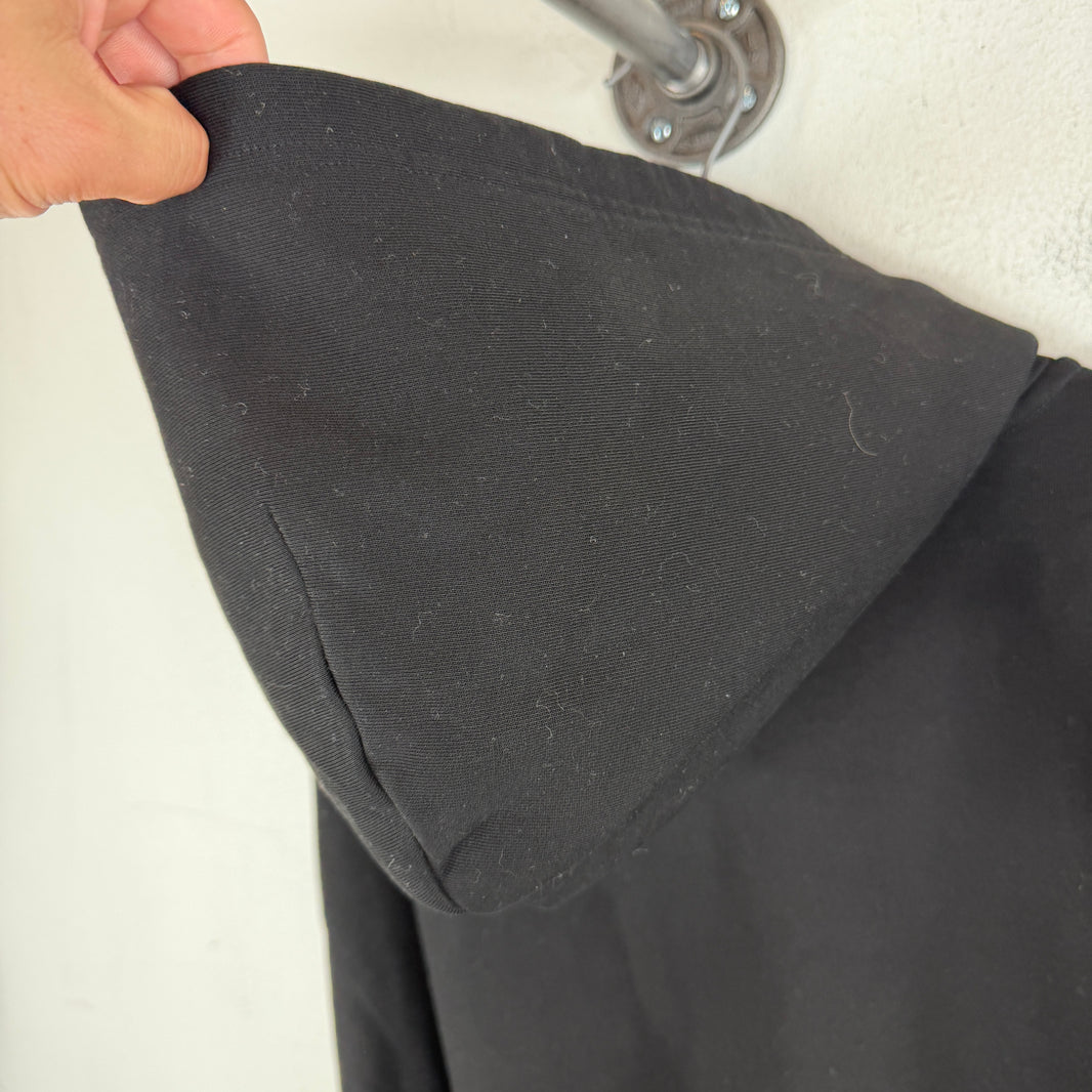 Balenciaga Back Tab Logo Zip Up Hoodie