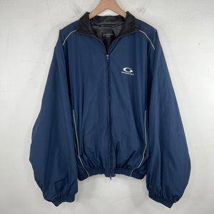 Balenciaga Loop Logo Leather Track Jacket