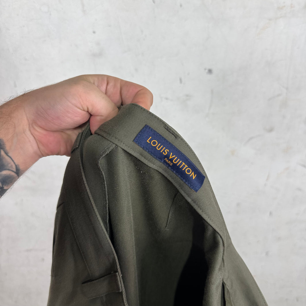 Louis Vuitton Olive Cargo Pants