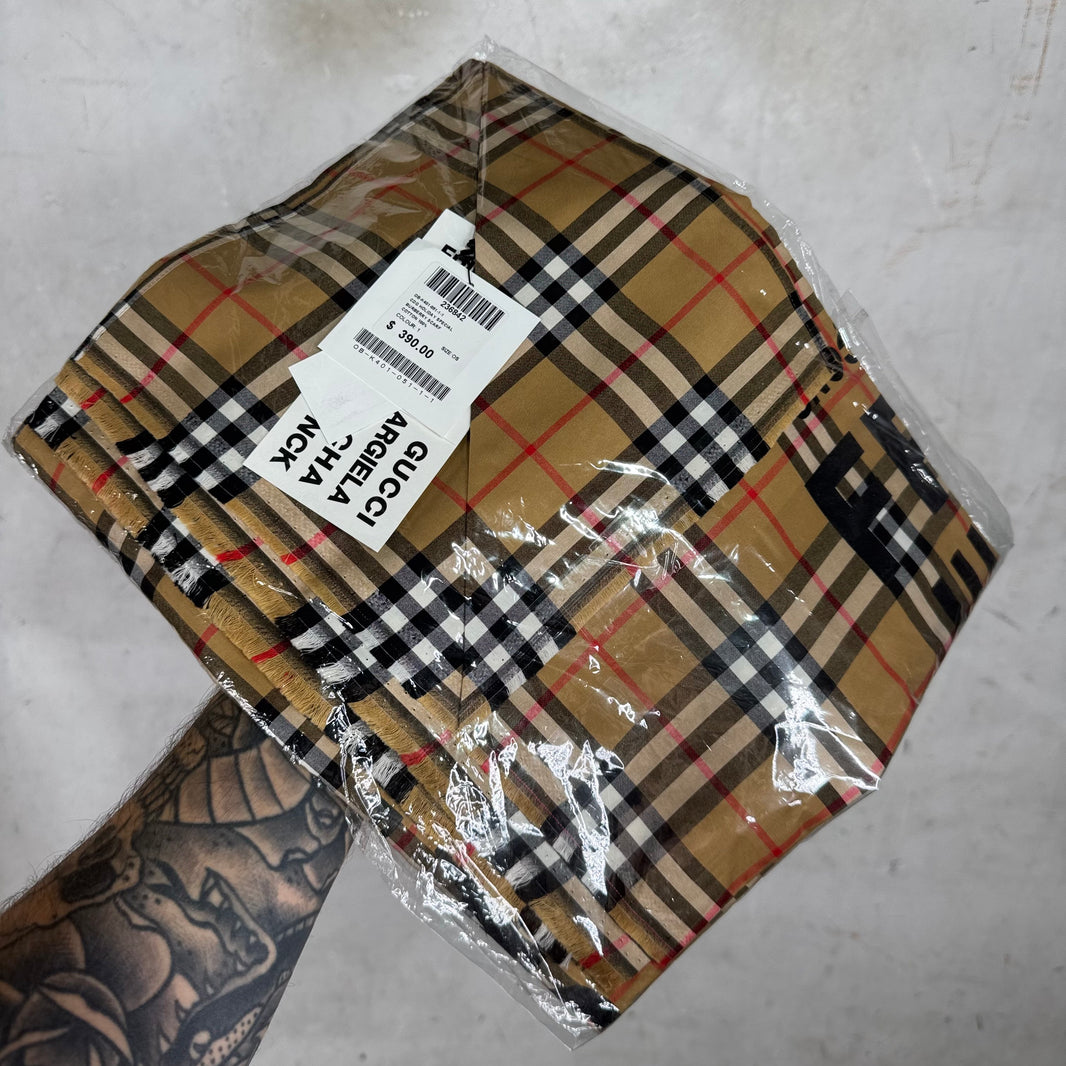 Burberry x CDG Plaid Scarf