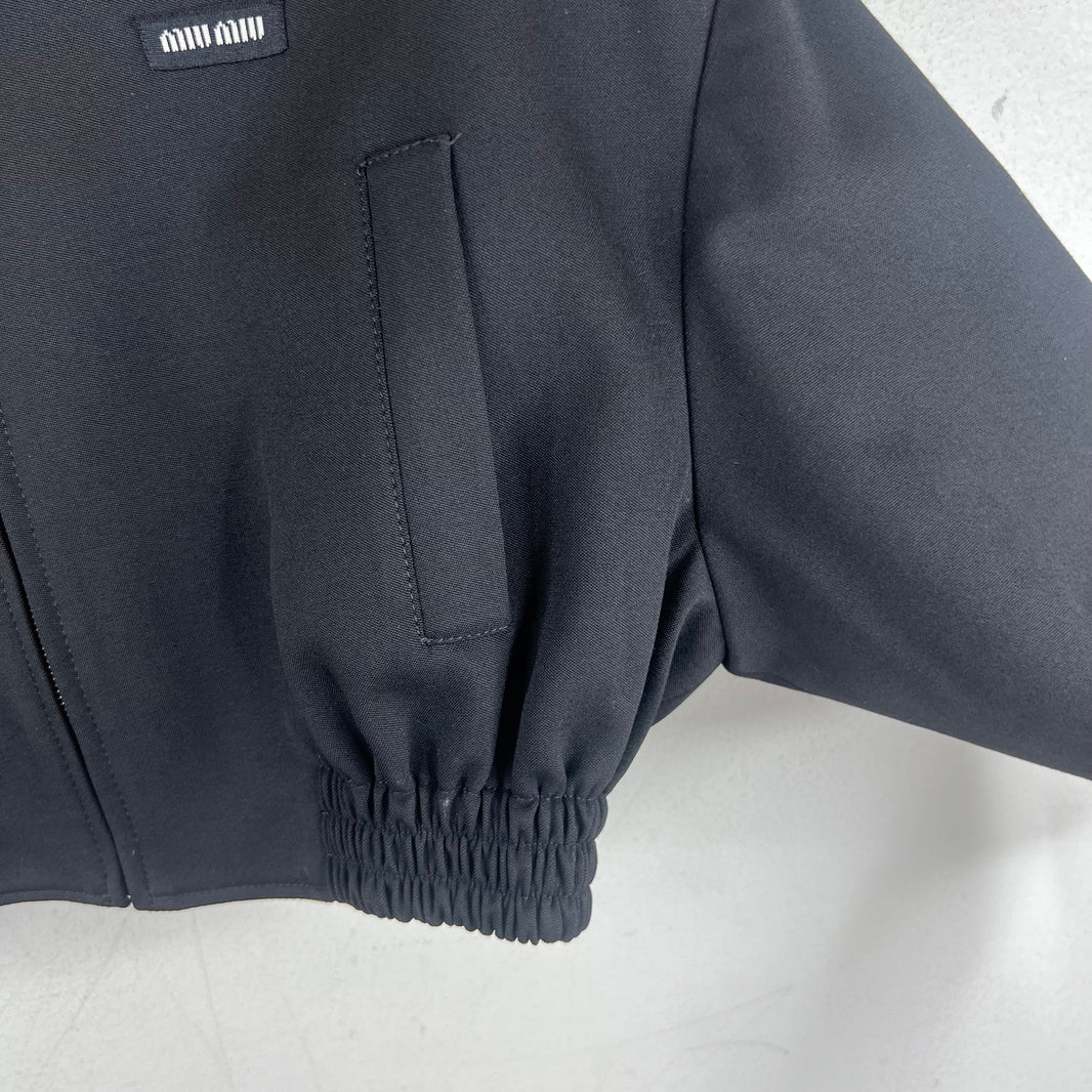 Miu Miu Cropped Track Jacket