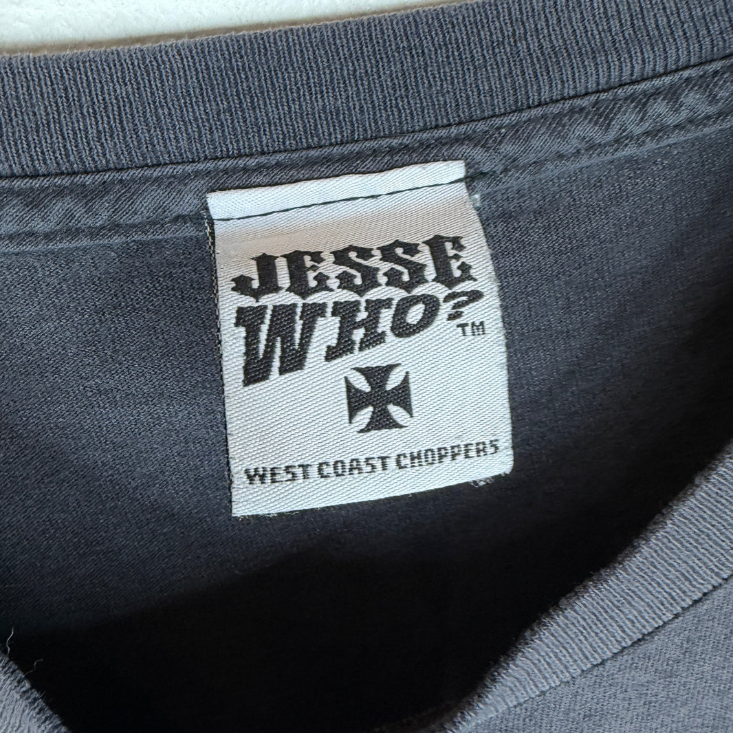Vintage West Coast Choppers Blue Logo T-Shirt
