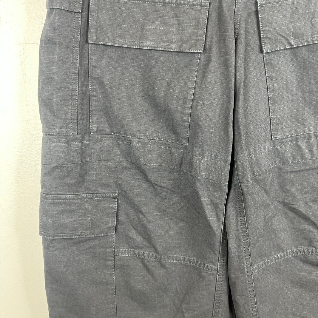Balenciaga Black Ripstop Baggy Apron Cargo Pants