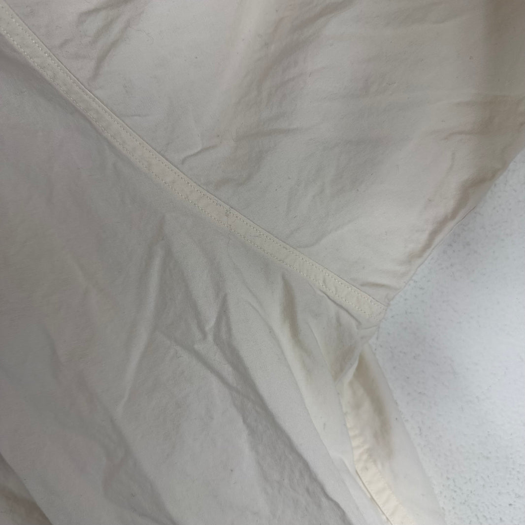 RRL White Accordion L/S Kimono Shirt
