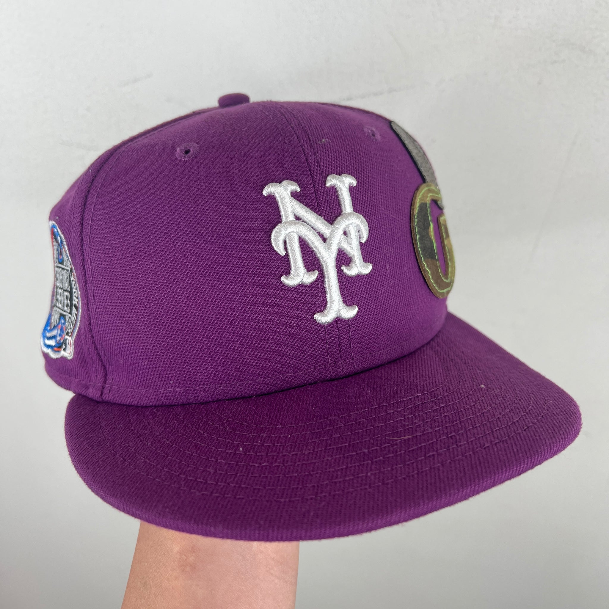 Gallery Dept NY Subway Series G Patch Purple Fitted Hat