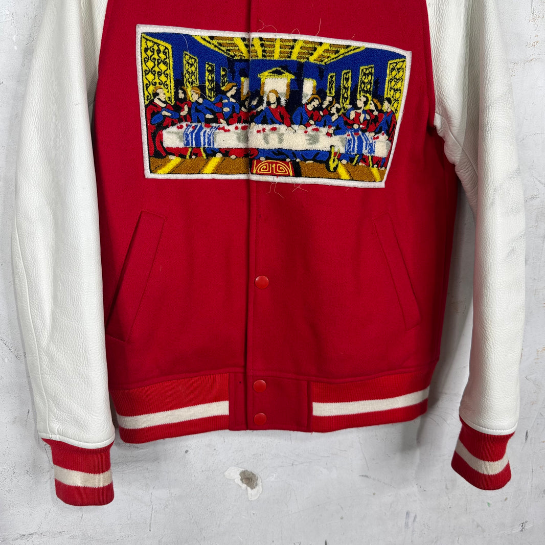 Facetasm Last Supper Varsity Jacket