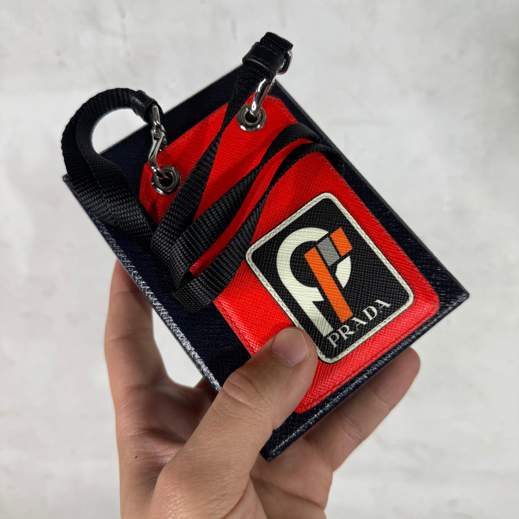 Prada Logo ID Lanyard