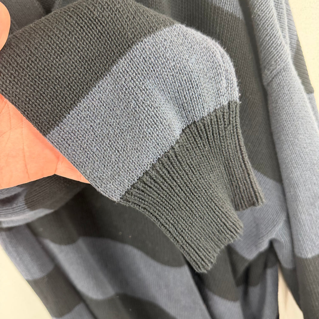 Balenciaga Knit Striped Rugby Polo