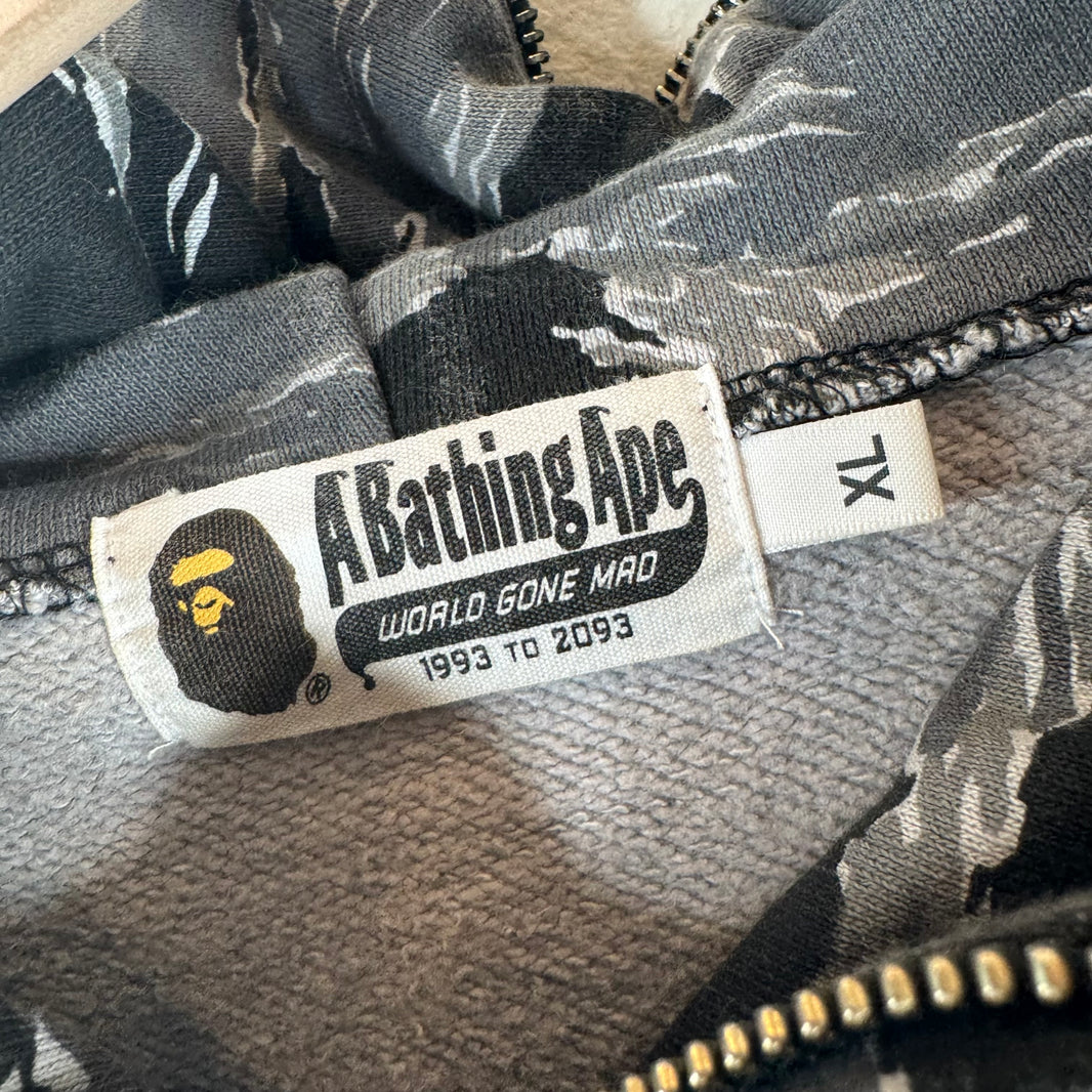 Bape Tiger Camo Tiger Full-Zip Hoodie