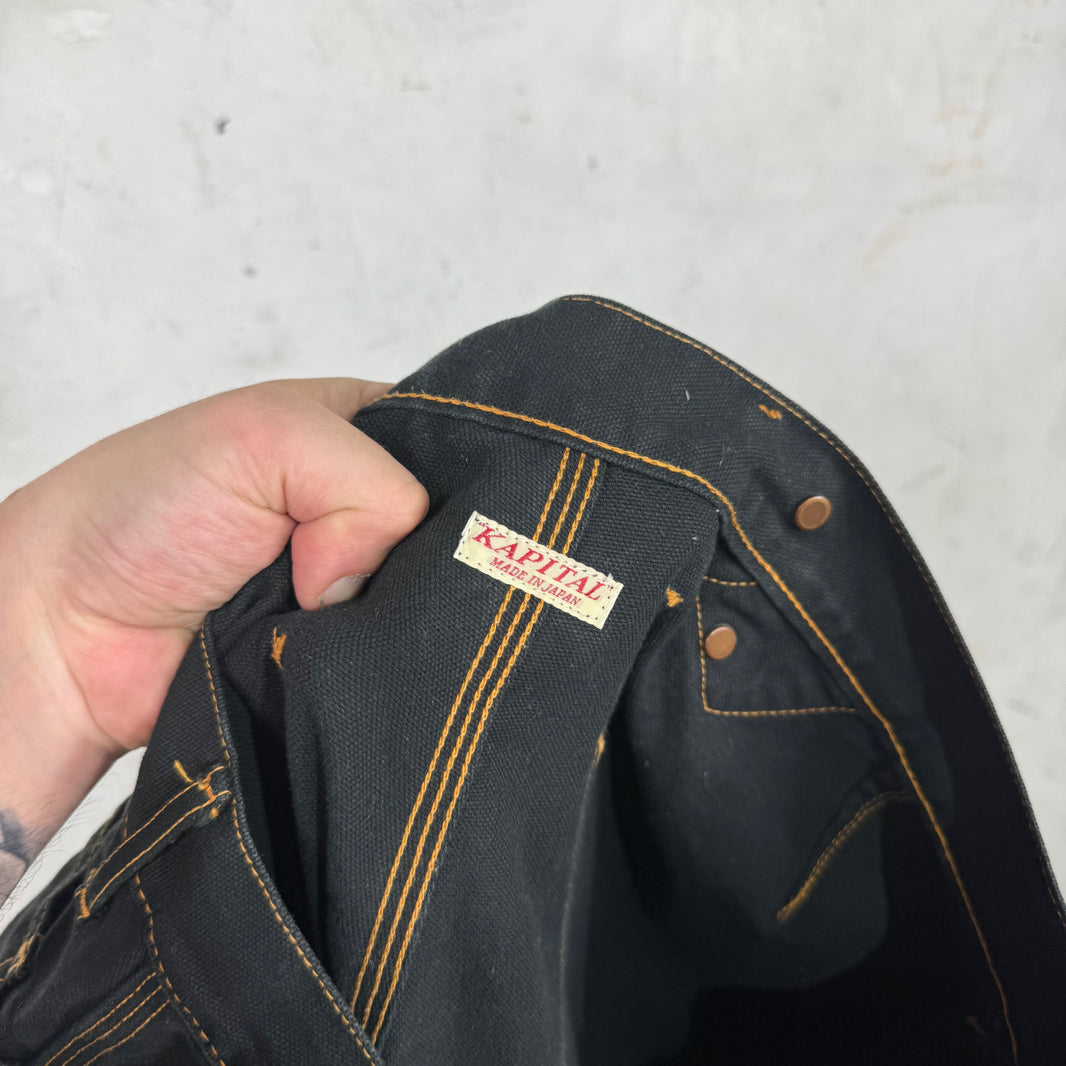 Kapital Contrast Stitched Carpenter Pants