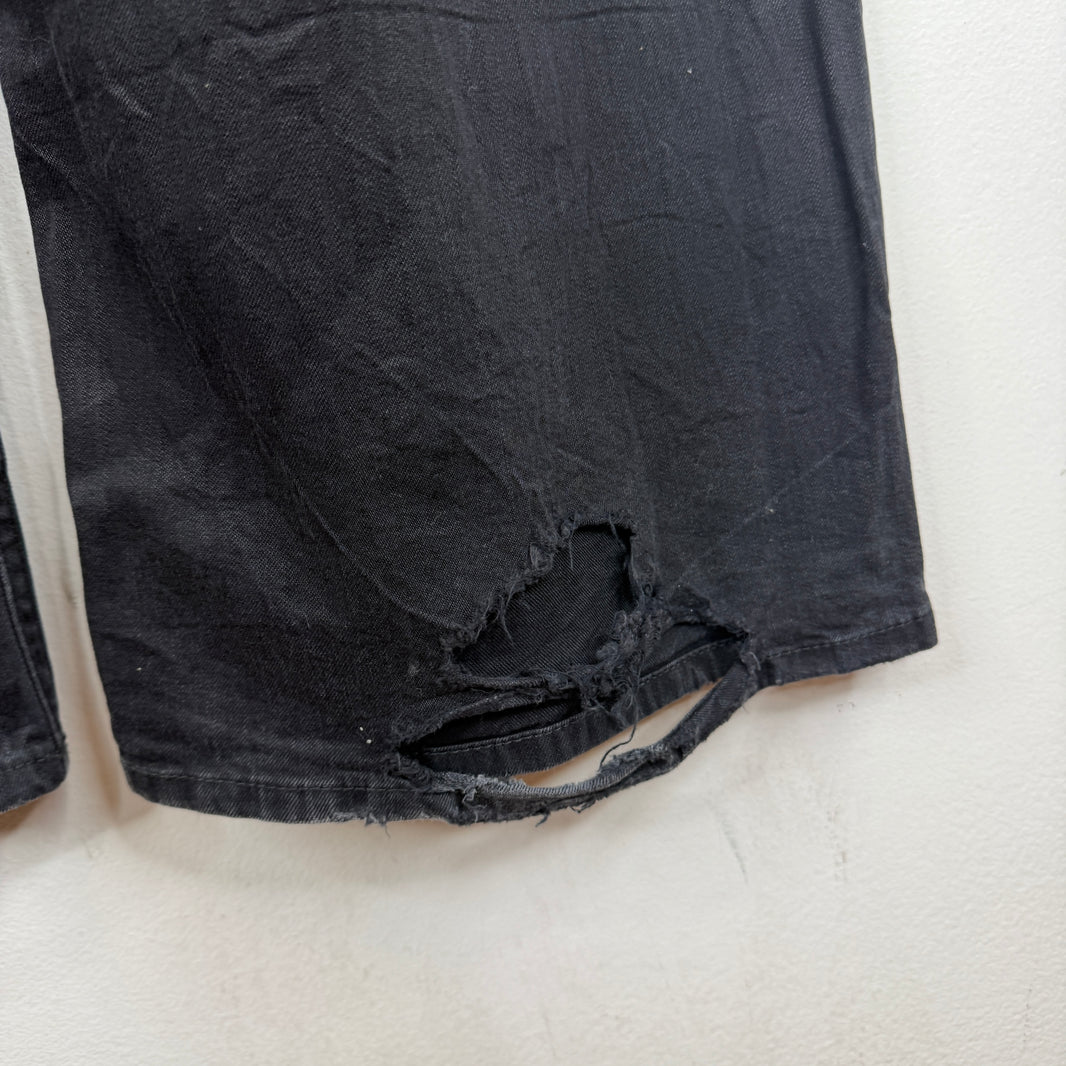 Balenciaga Sample Drawstring Baggy Jeans