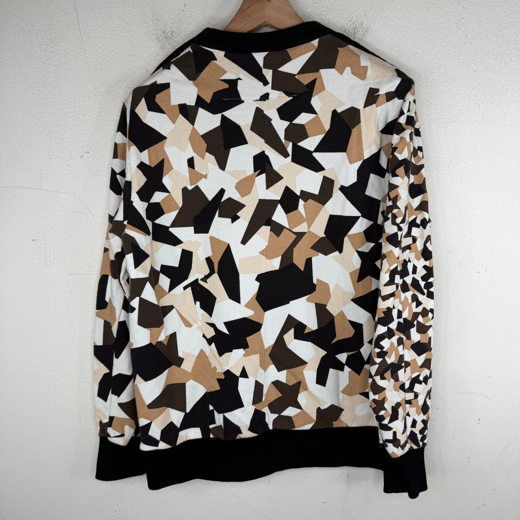 Givenchy Madonna Geometric Patchwork Sweater