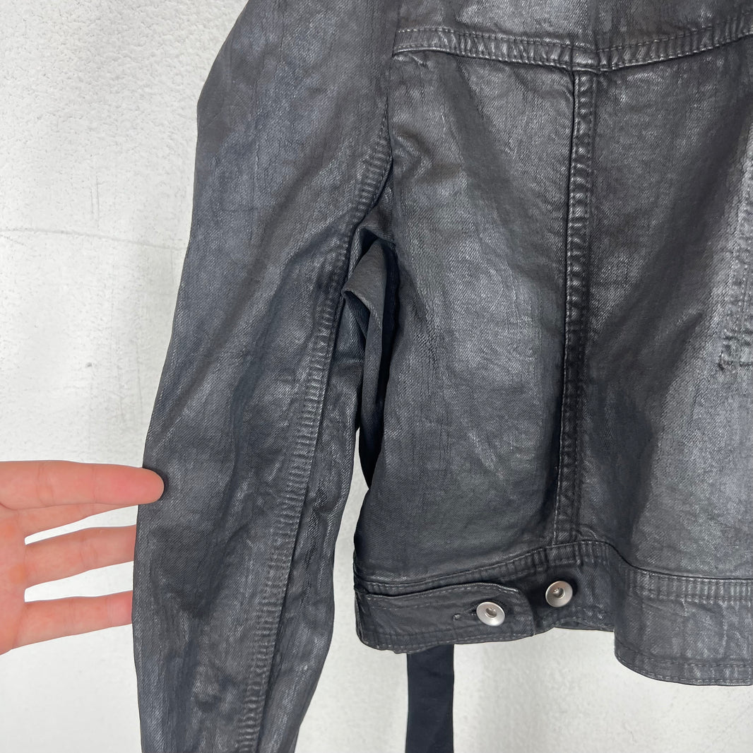 DRKSHDW Tec Trucker Waxed Denim Jacket
