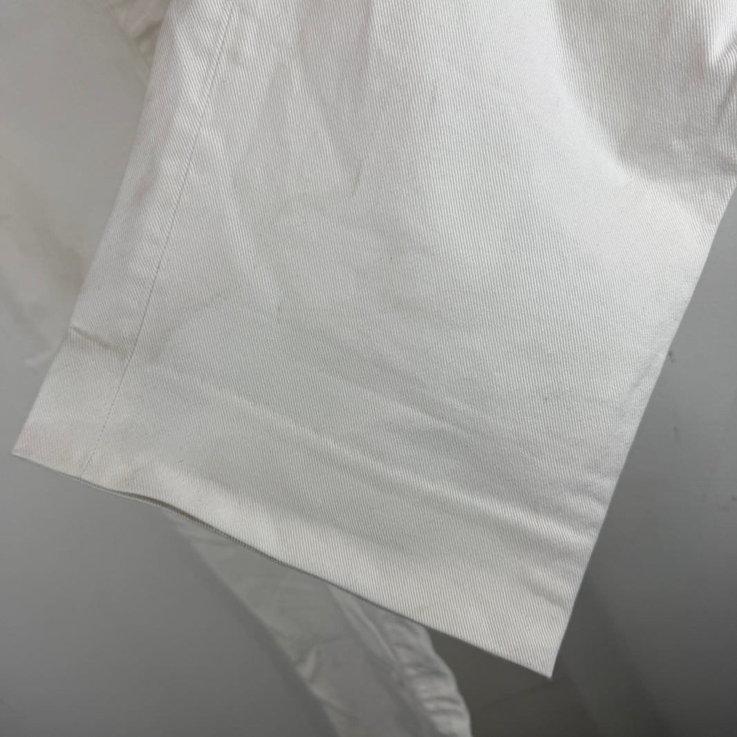 Margiela White Adjustable Waist Trousers