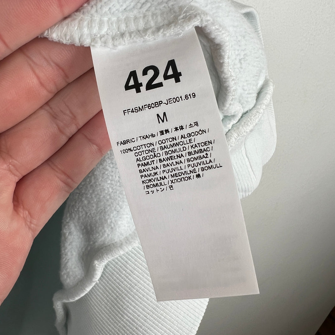 424 Baby Blue Valentina Grave Hoodie