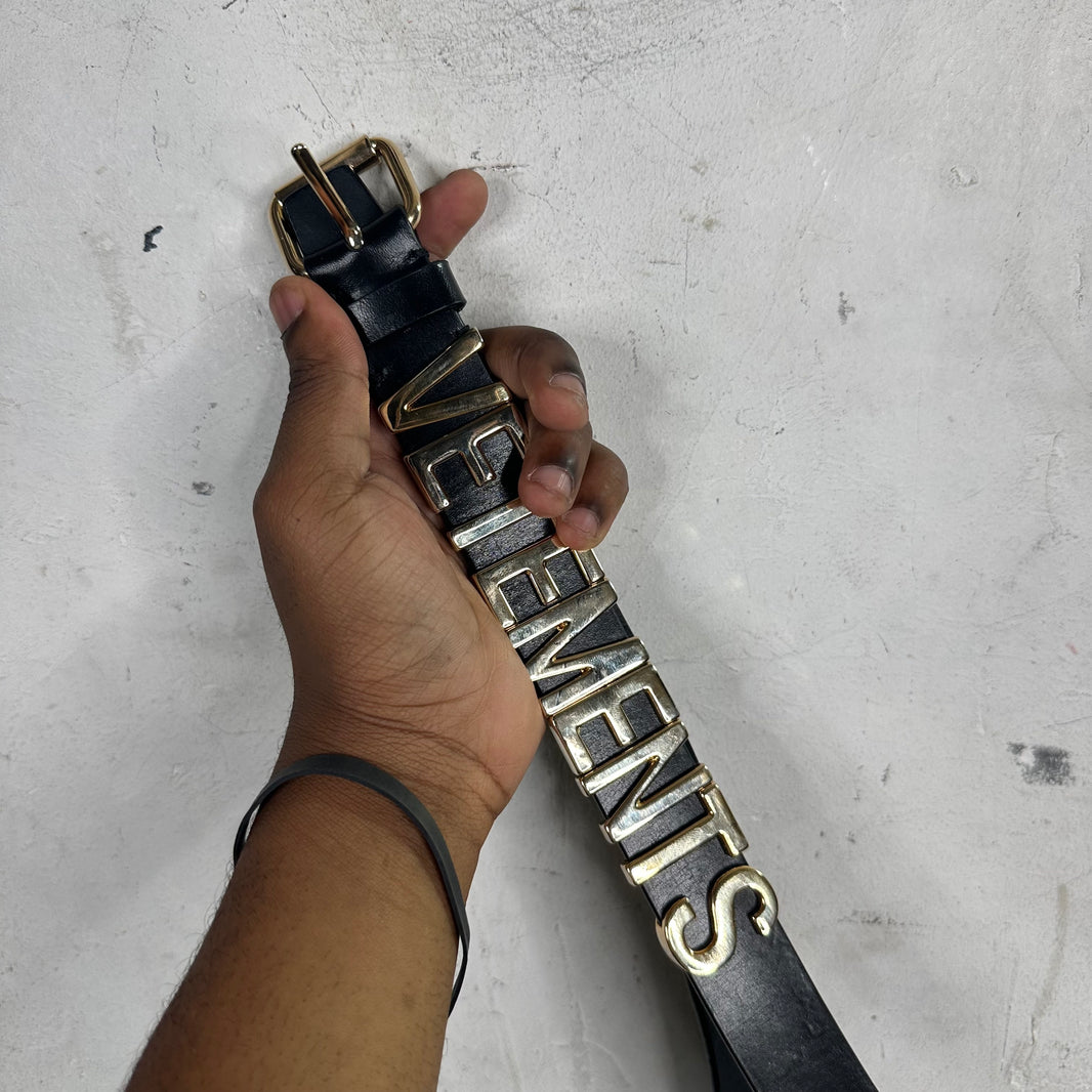Vetements Spellout Belt