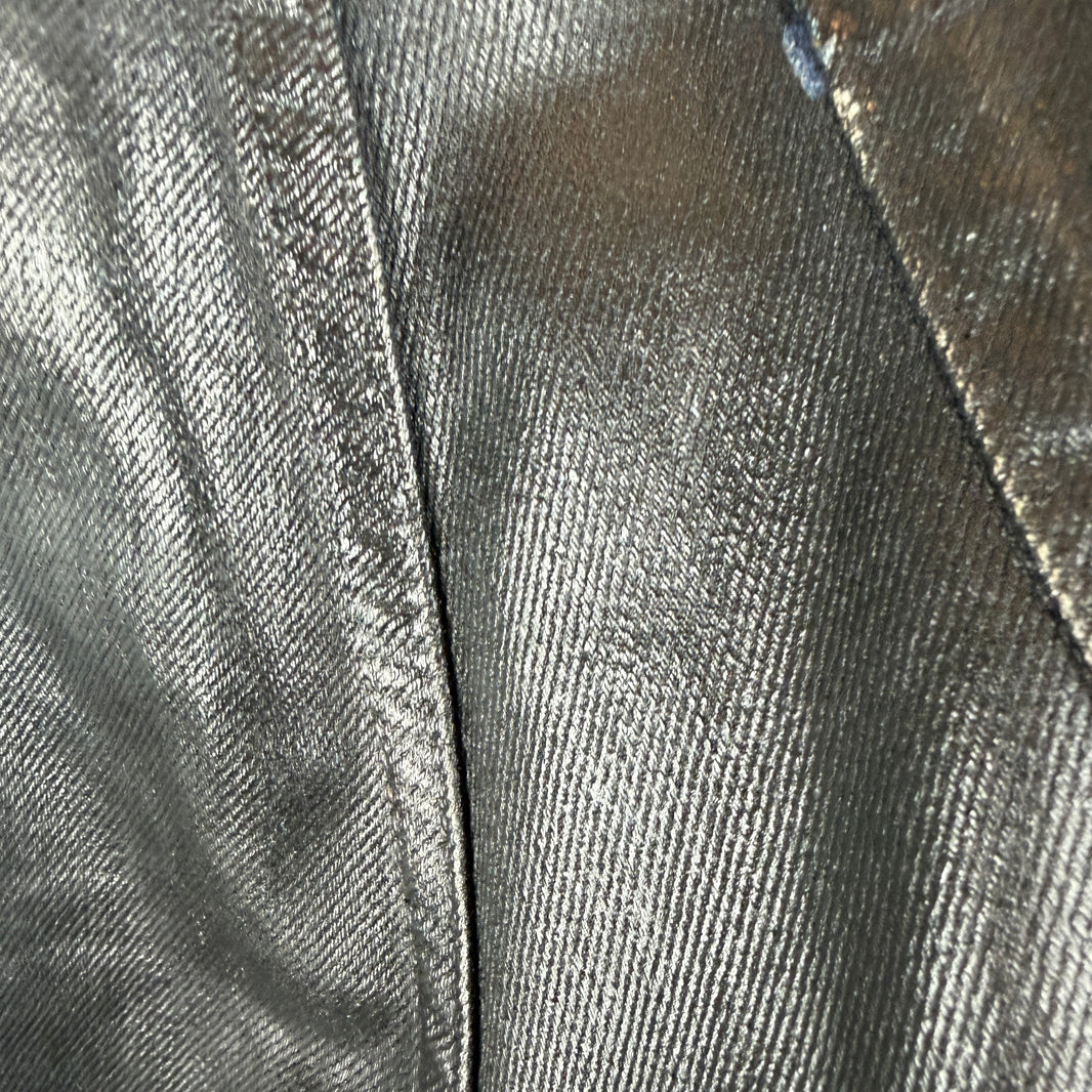 Acne Studios 2021M Charcoal Waxed Denim Jeans
