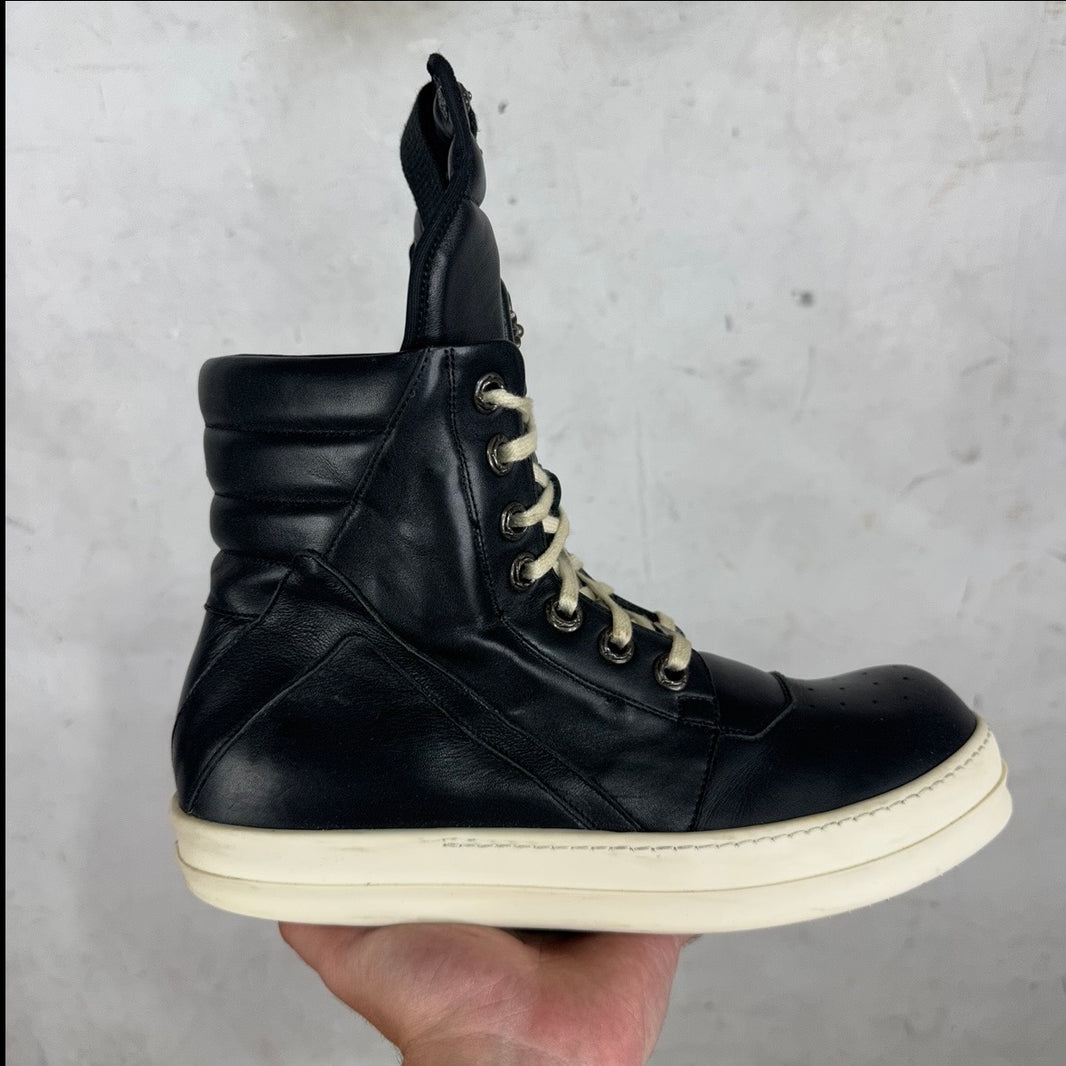 Chrome Hearts Rick Owens Black Geobaskets