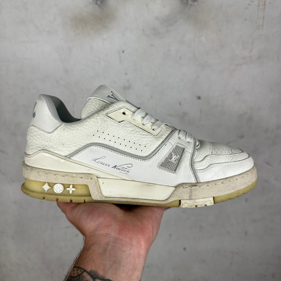 Louis Vuitton White Trainer Lows