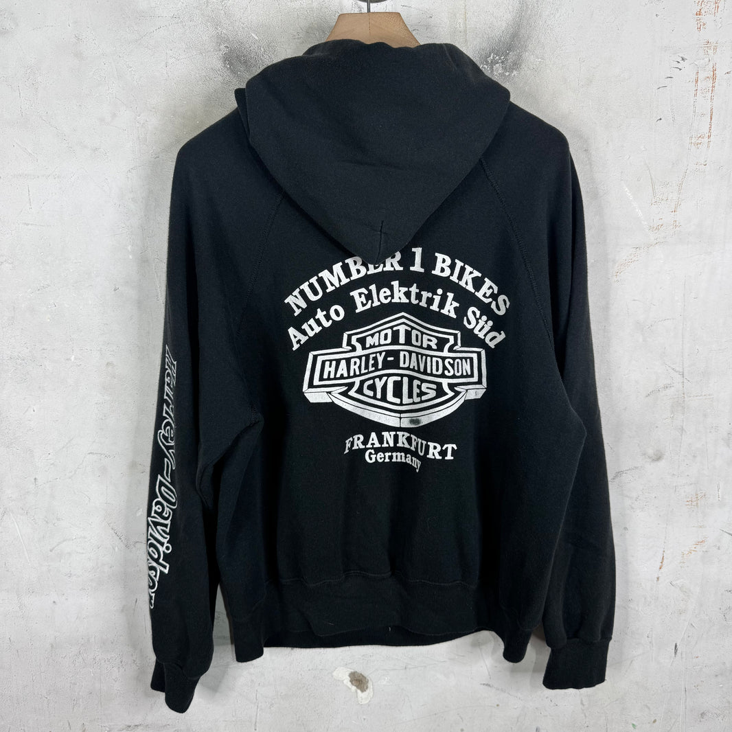 Vintage Harley Davidson 3D Shield Hoodie