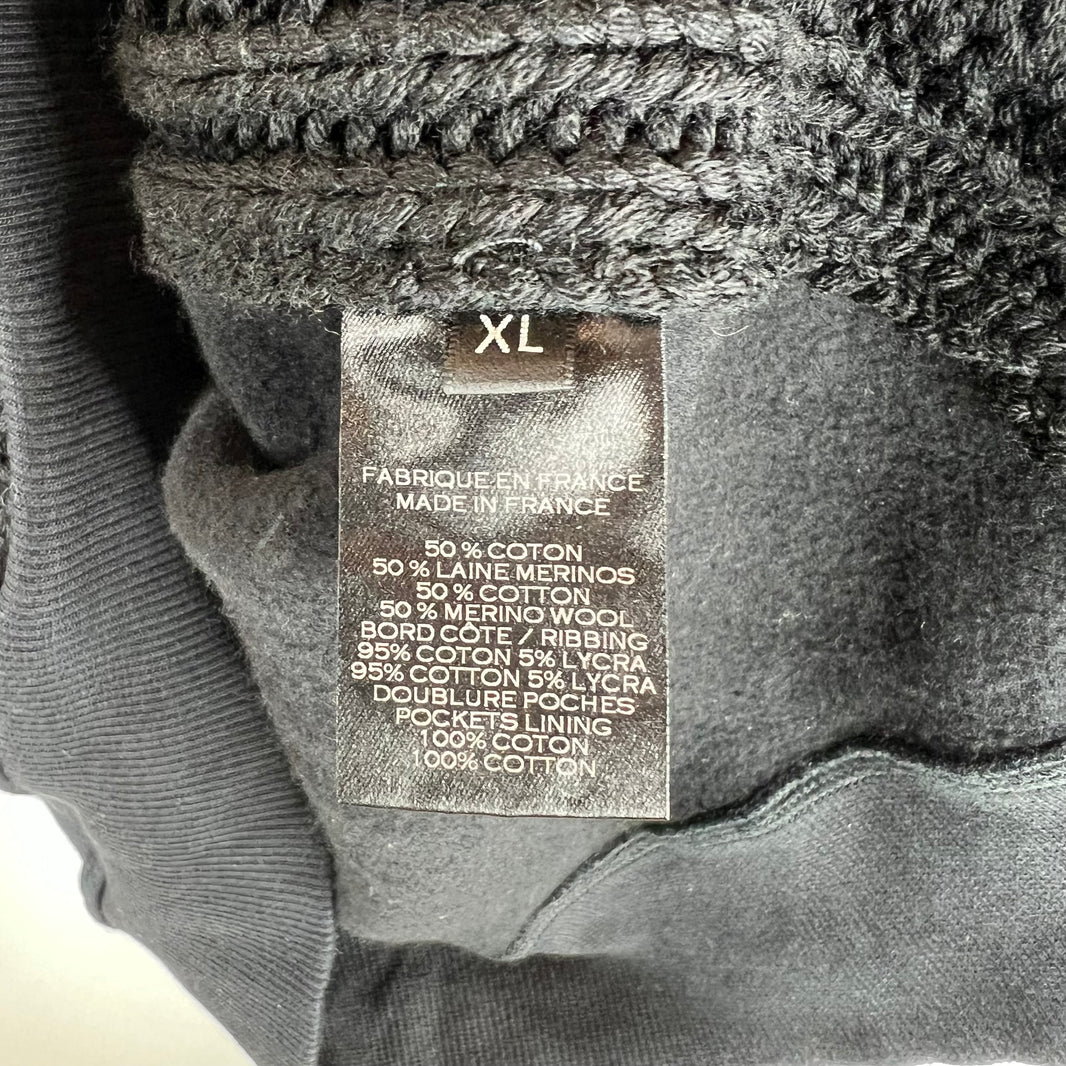 Balmain Army Knit Hybrid Crewneck
