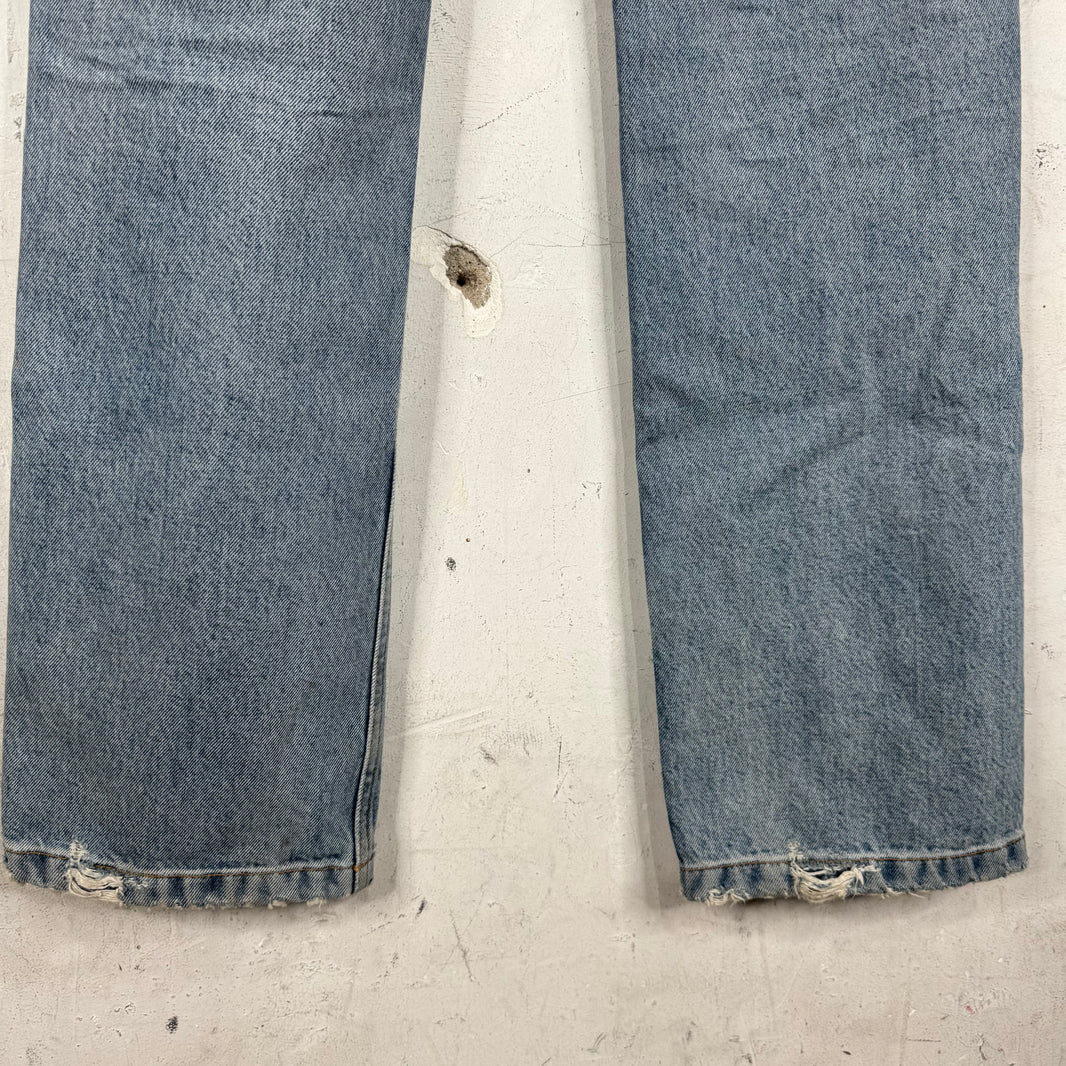 Balenciaga Distressed Lightwash Yeek Jeans
