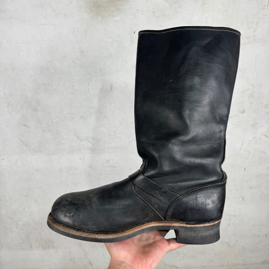 Vintage Leather Engineer Boots