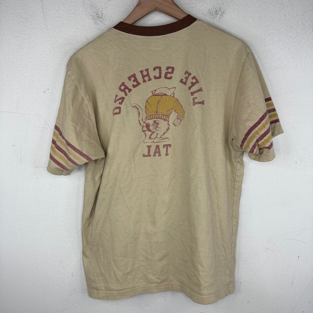 Kapital V Neck Life Scherzo T-Shirt